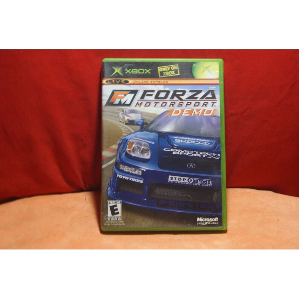 Forza Motorsport (Xbox, 2005) Demo Disc No Manual First Person Driver Sim